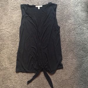 Soft Joie - Sleeveless Tie Front Top